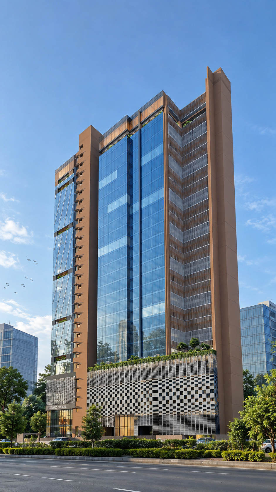 Business Square tower render